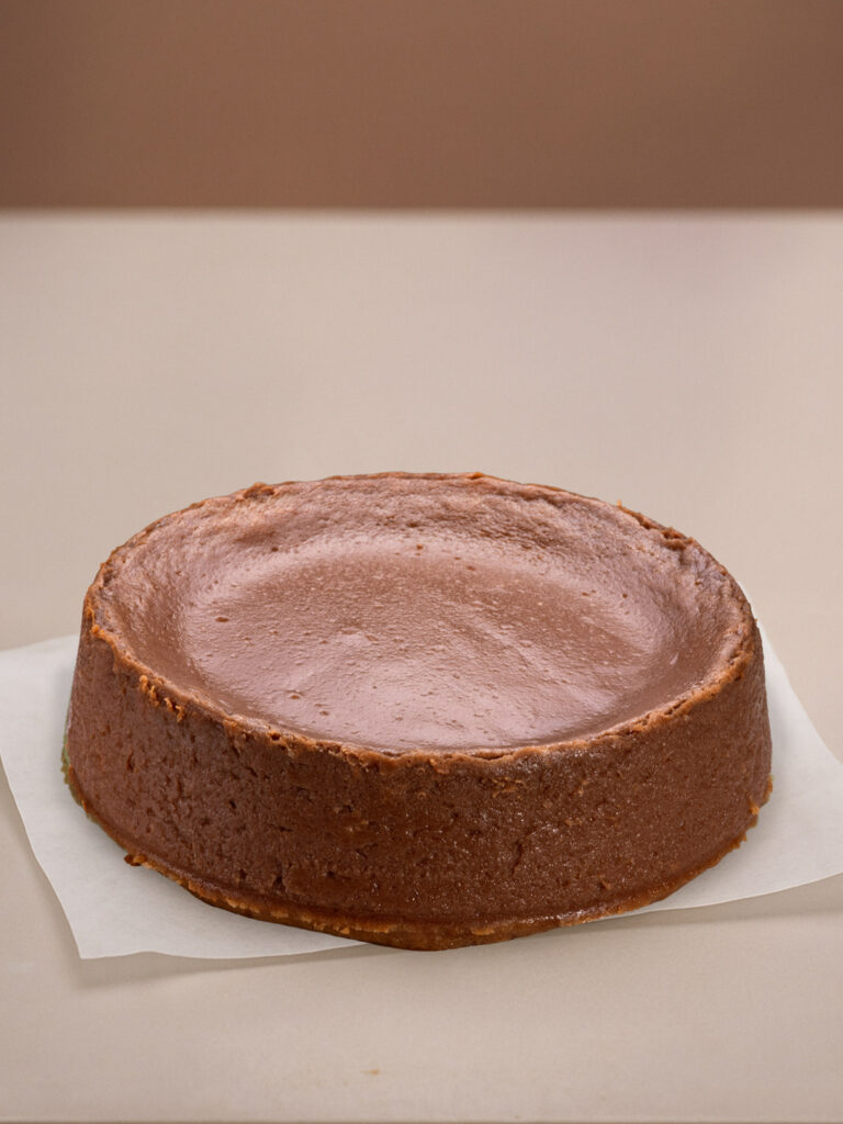 tarta de queso de nutella grande