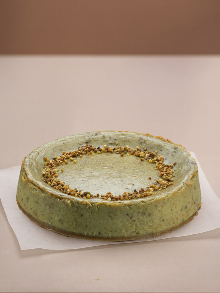 tarta de queso pistacho grande